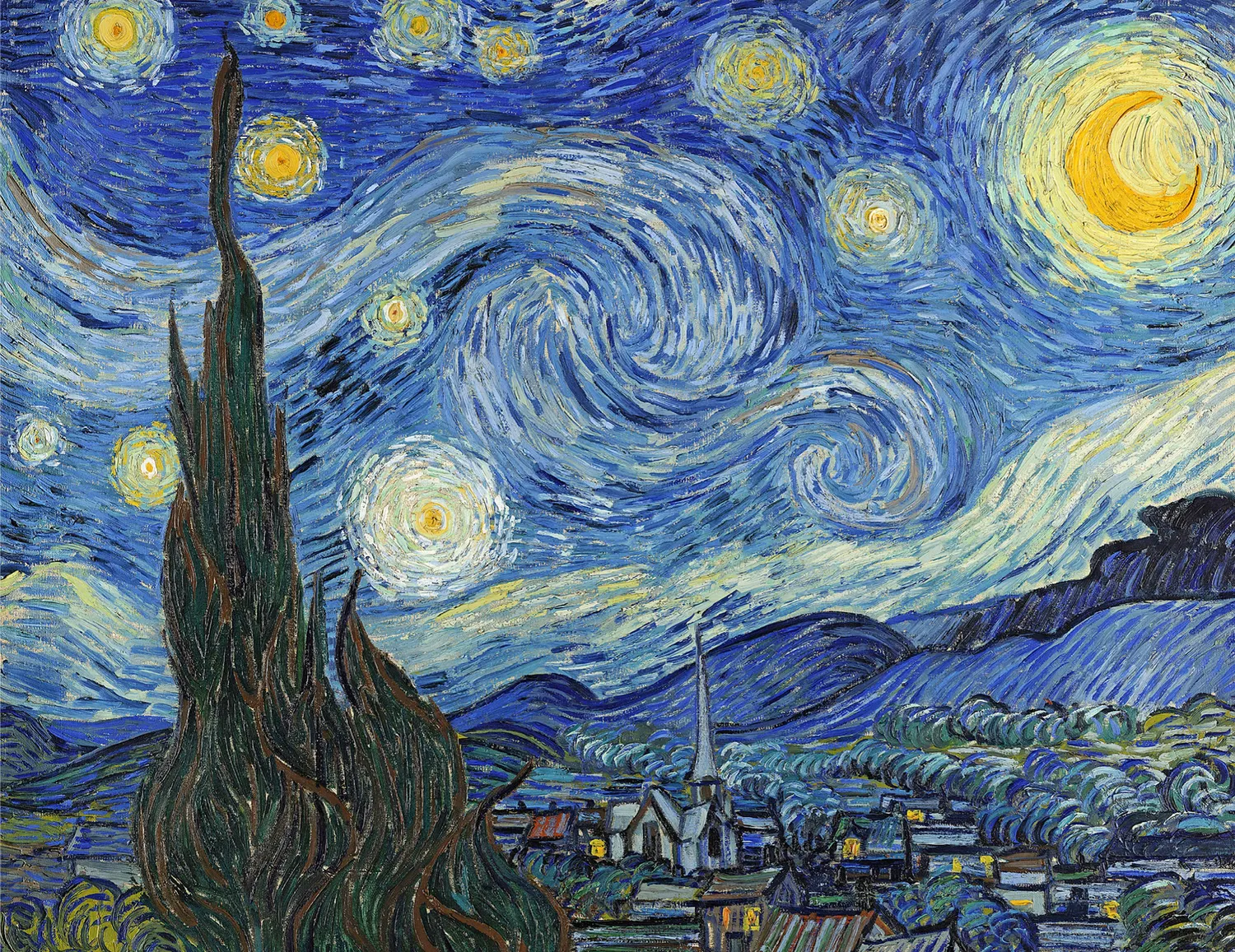 Pomegranate Van Gogh kortæske 20 brevkort landskaber
