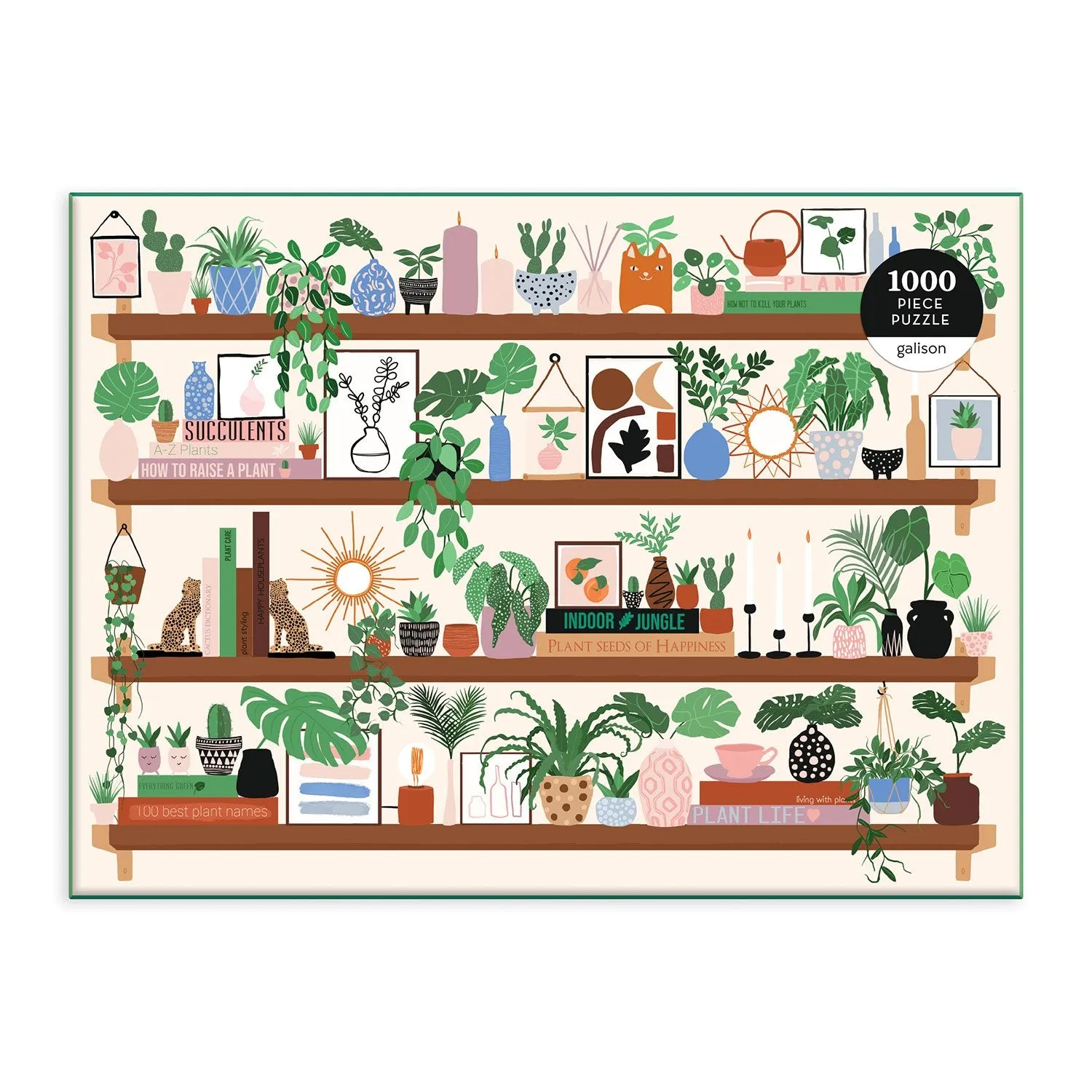 Good Puzzle Co. Plant Shelfie puslespil 1000 brikker planter