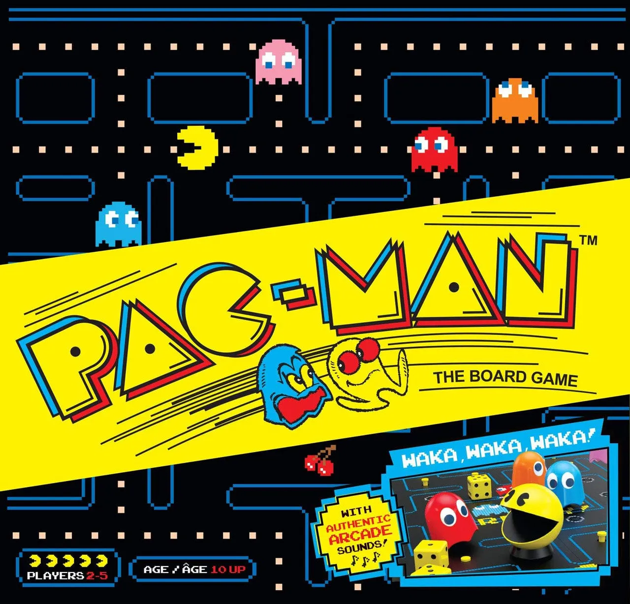 Buffalo Games Pac-Man brætspil 2-5 spillere med lyd