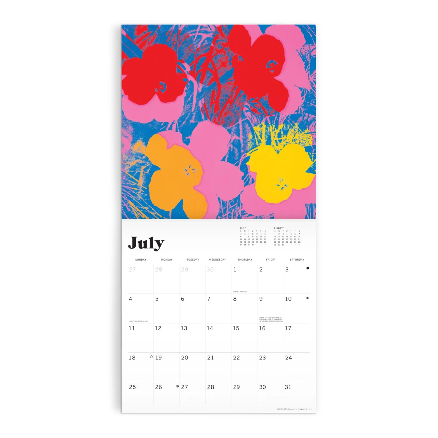Good Puzzle Co. Andy Warhol 12 x 12 Wall Calendar 2027 vægkalender pop art