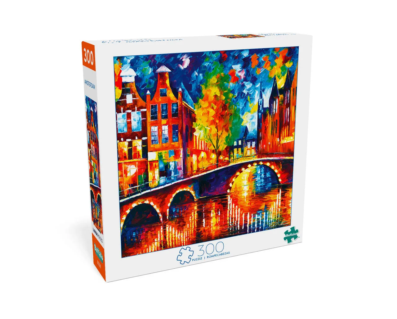 Buffalo Games Amsterdam puslespil 300 store brikker kanal