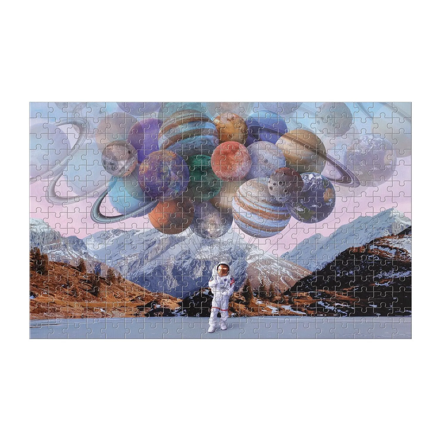 Galison Space Bound Karen Cantu 300 puslespil lenticular