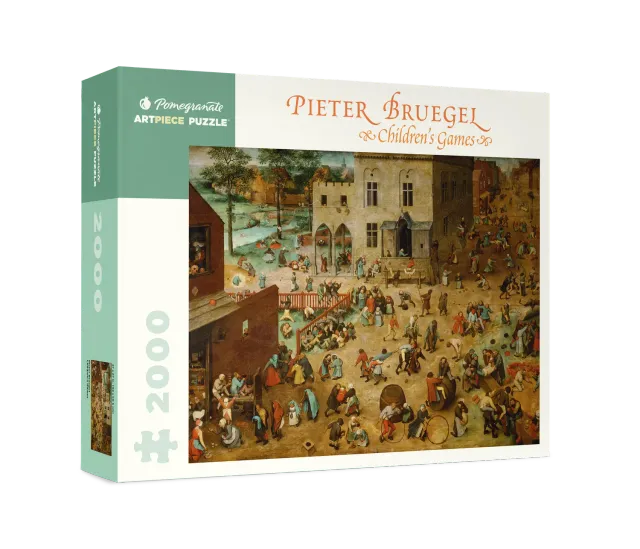 Pomegranate Bruegel Children's Games puslespil 2000 brikker