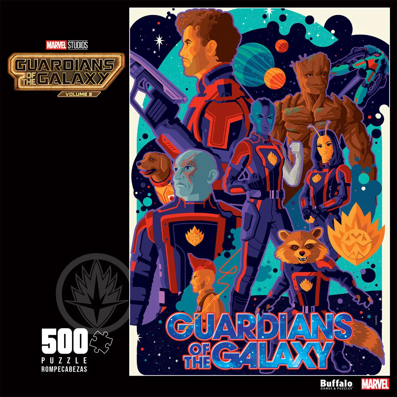 Buffalo Games Marvel Guardians of the Galaxy puslespil 500 brikker
