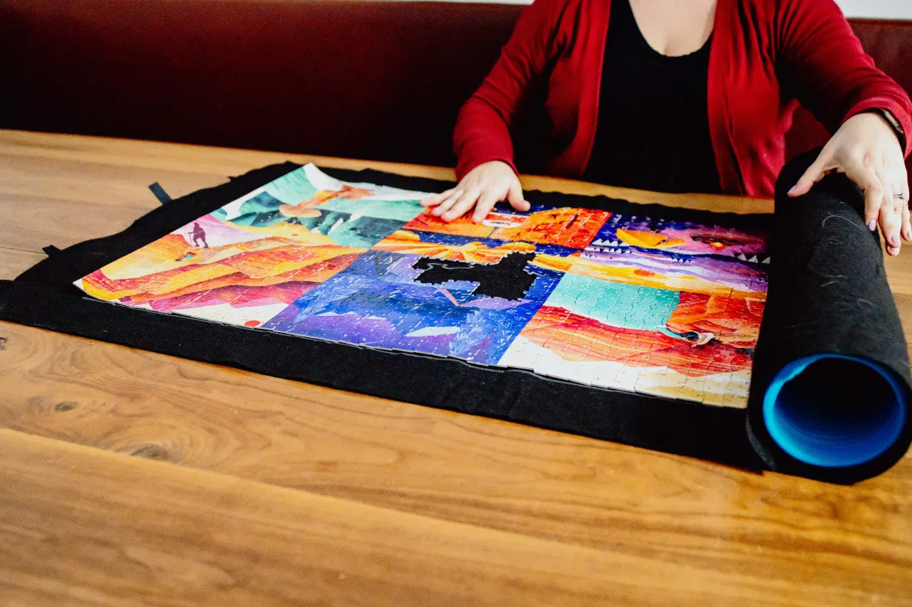 Buffalo Games Jigsaw Pro rullemåtte puslespilsmåtte 66x112 cm