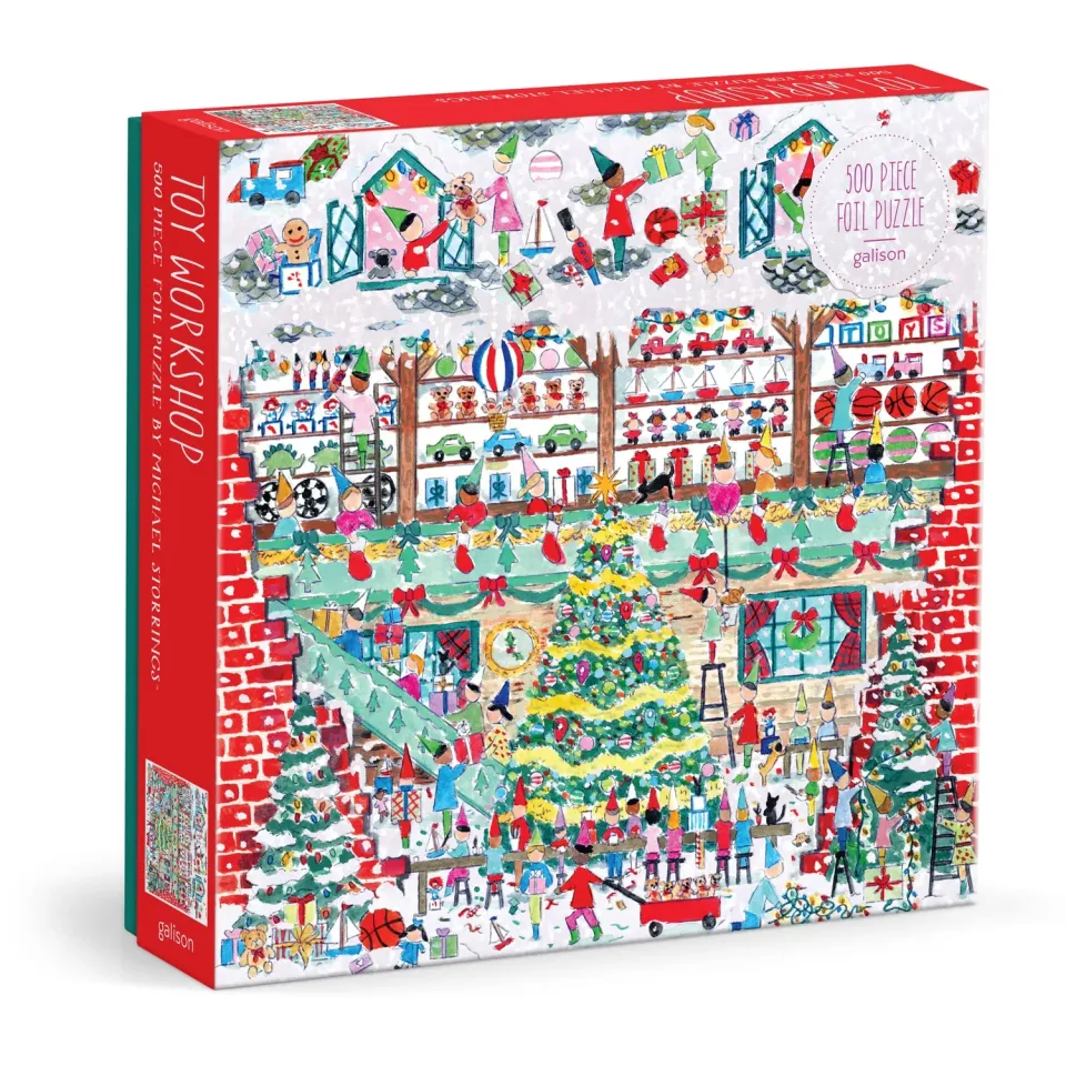 Good Puzzle Co. Storrings Toy Workshop puslespil 500 brikker folie