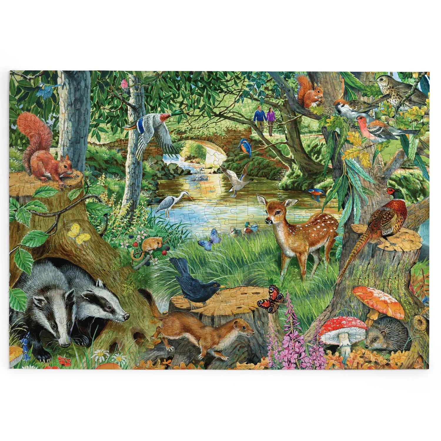 House of Puzzles Riverside Glade puslespil BIG 500 brikker dyr