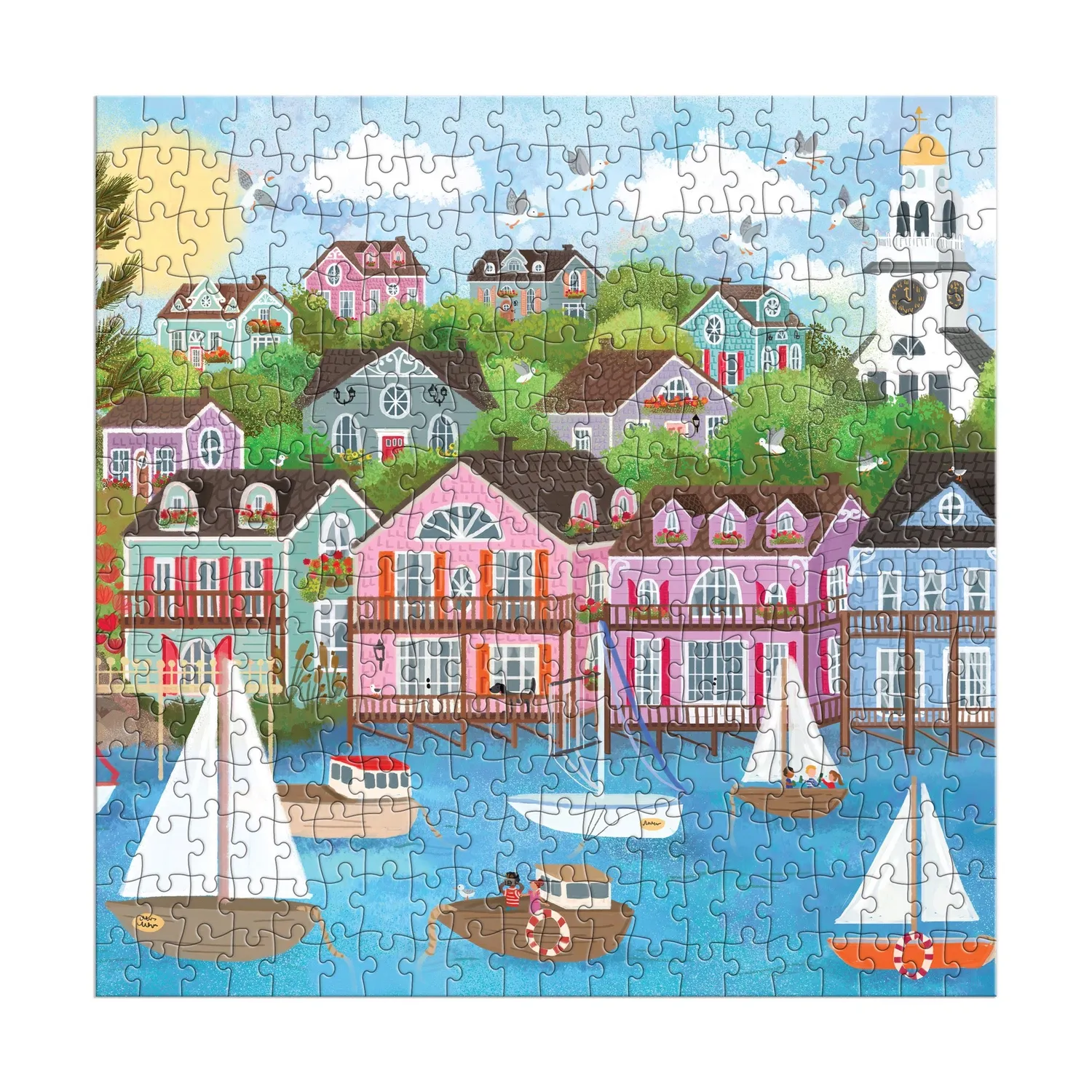 Good Puzzle Co. Joy Laforme Harbor by the Sea 300 brikker puslespil