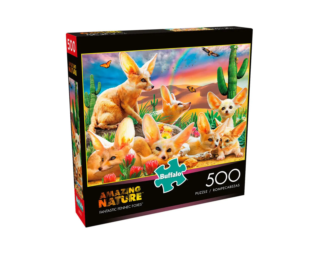 Buffalo Games Amazing Nature Fantastic Fennec Foxes puslespil 500 brikker