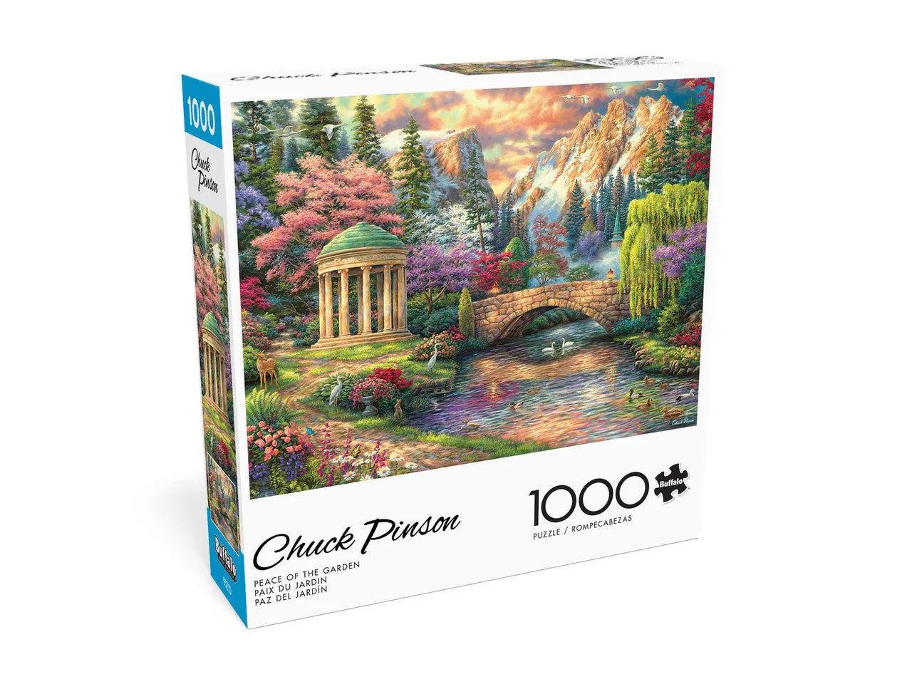 Buffalo Games Escapes Peace of the Garden puslespil 1000 brikker