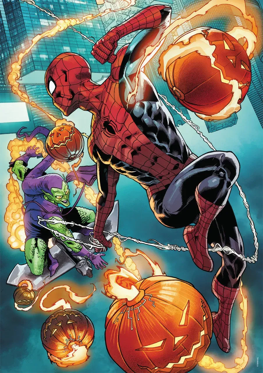 Buffalo Games Marvel Spider-Man vs Green Goblin puslespil 500 brikker