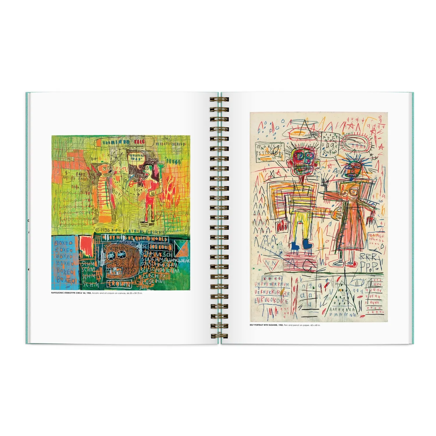 Galison Basquiat skitsebog 120 sider spiralryg