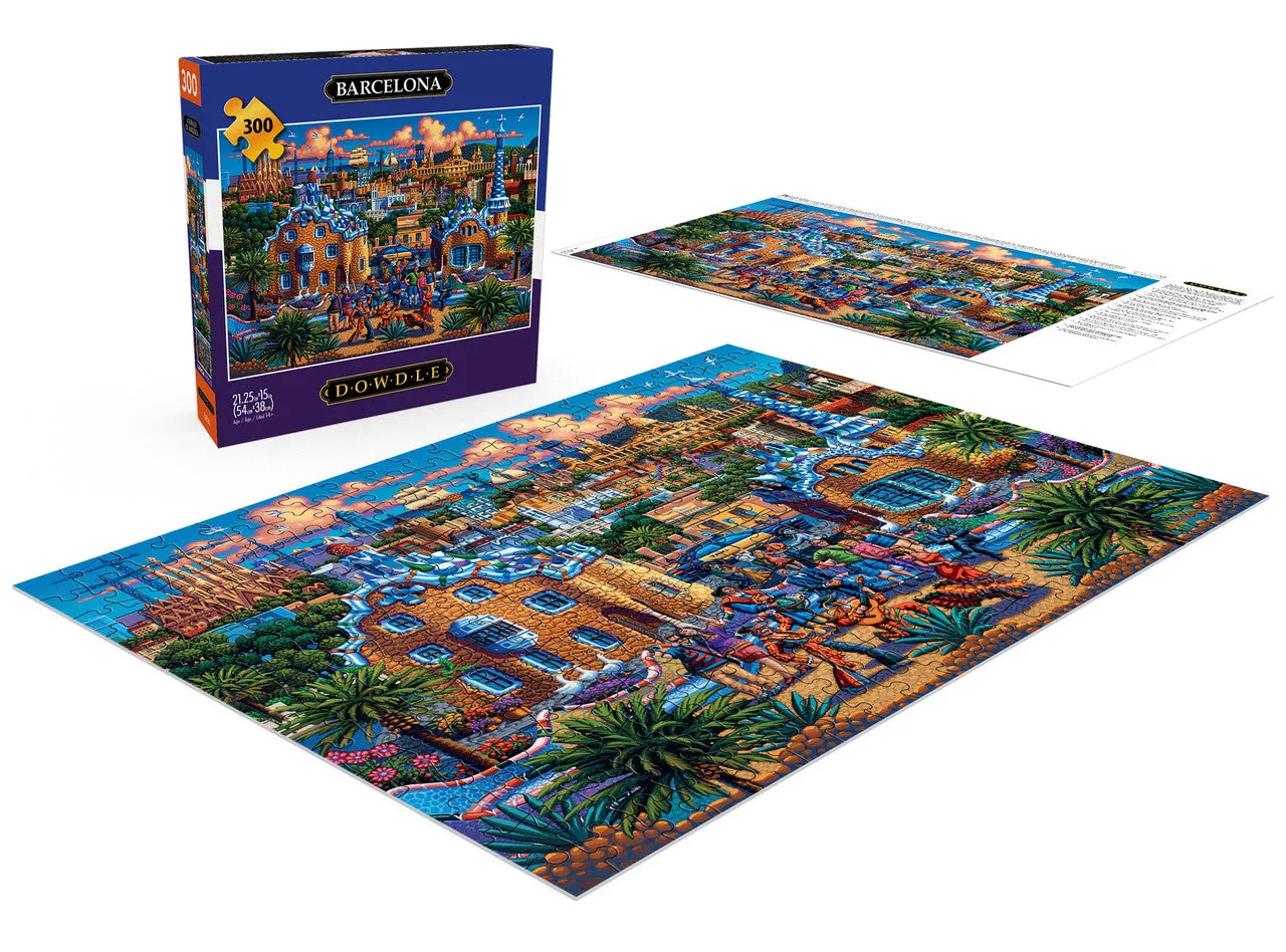 Buffalo Games Eric Dowdle Barcelona puslespil 300 brikker store