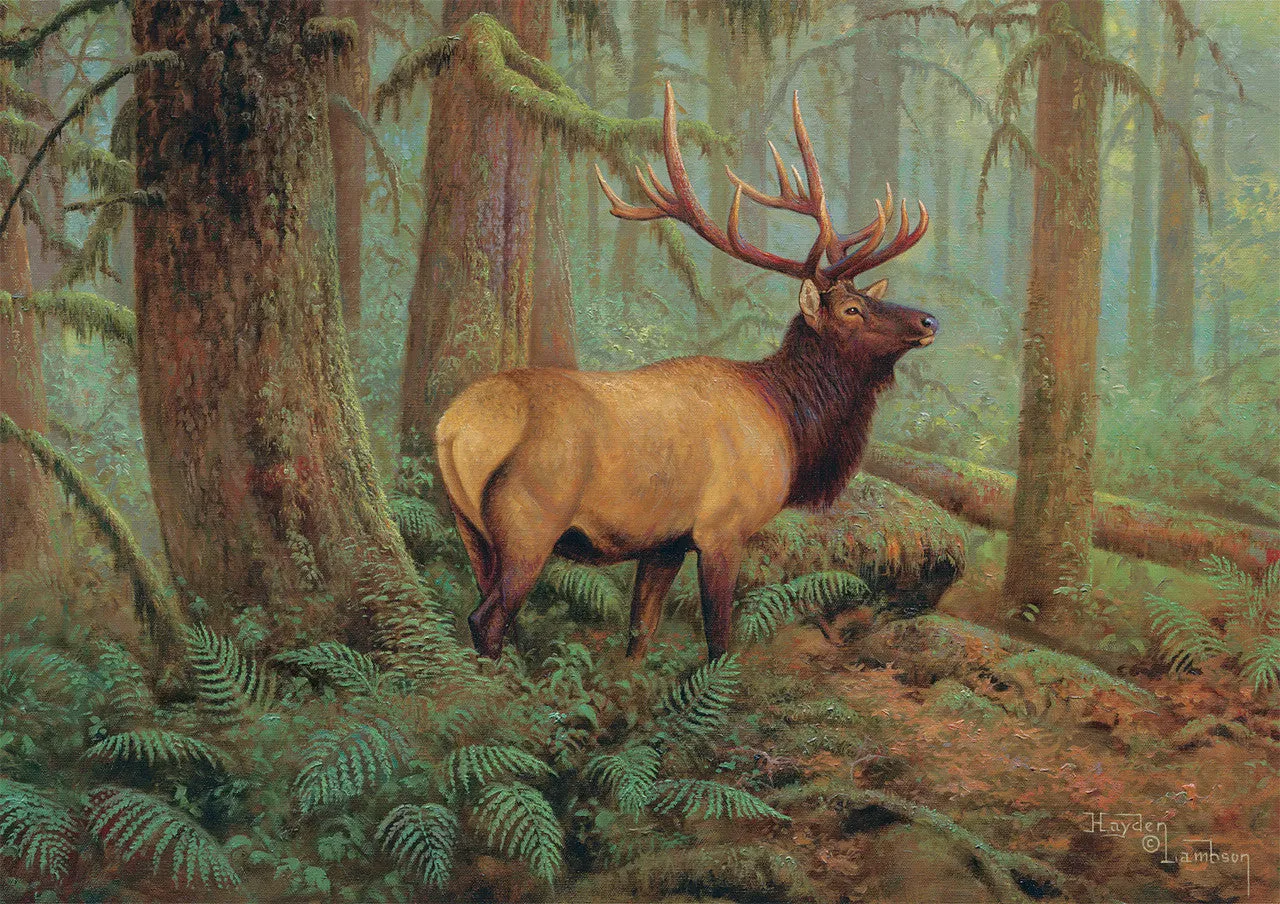 Buffalo Games Bonjour Forest King puslespil 500 brikker – hjort