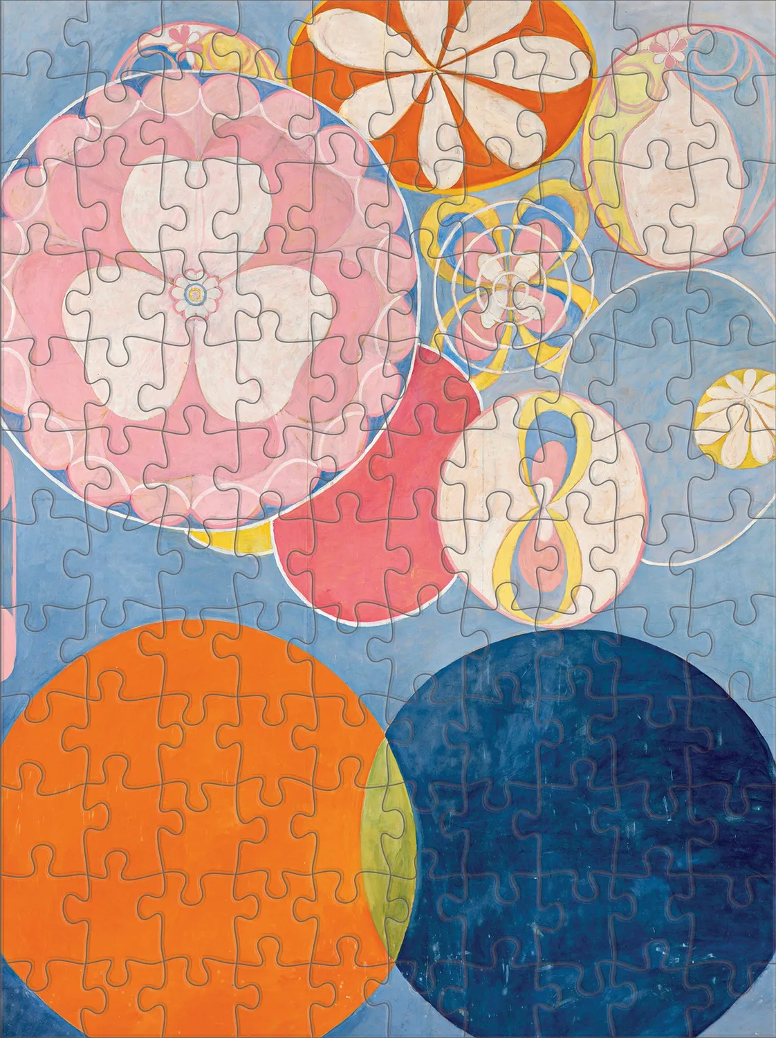 Pomegranate Hilma af Klint puslespilsæt 120 brikker abstrakt