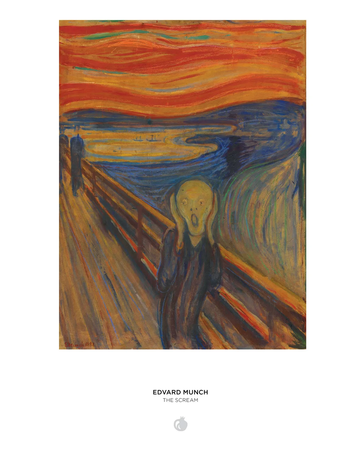 Pomegranate Munch puslespil The Scream 500 brikker ekspressionisme