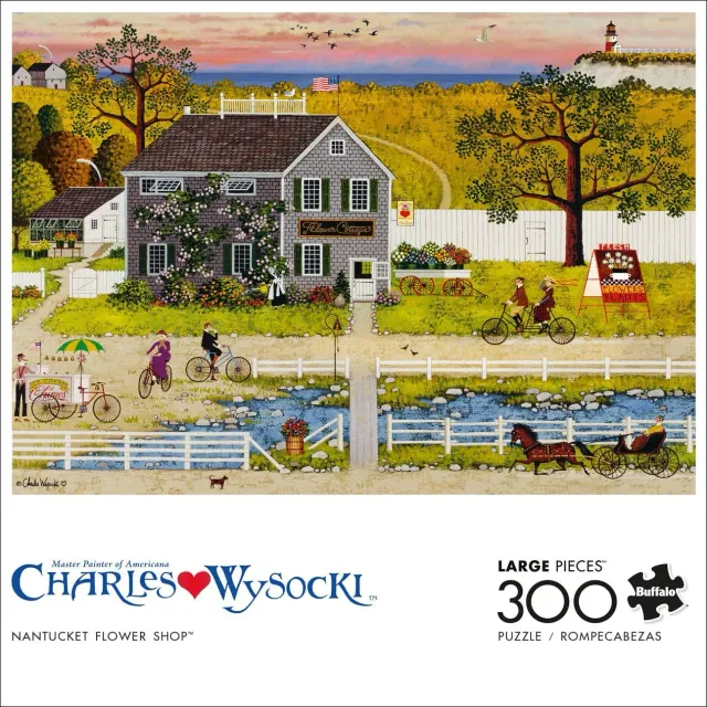 Buffalo Games Wysocki Nantucket Flower Shop puslespil 300 brikker