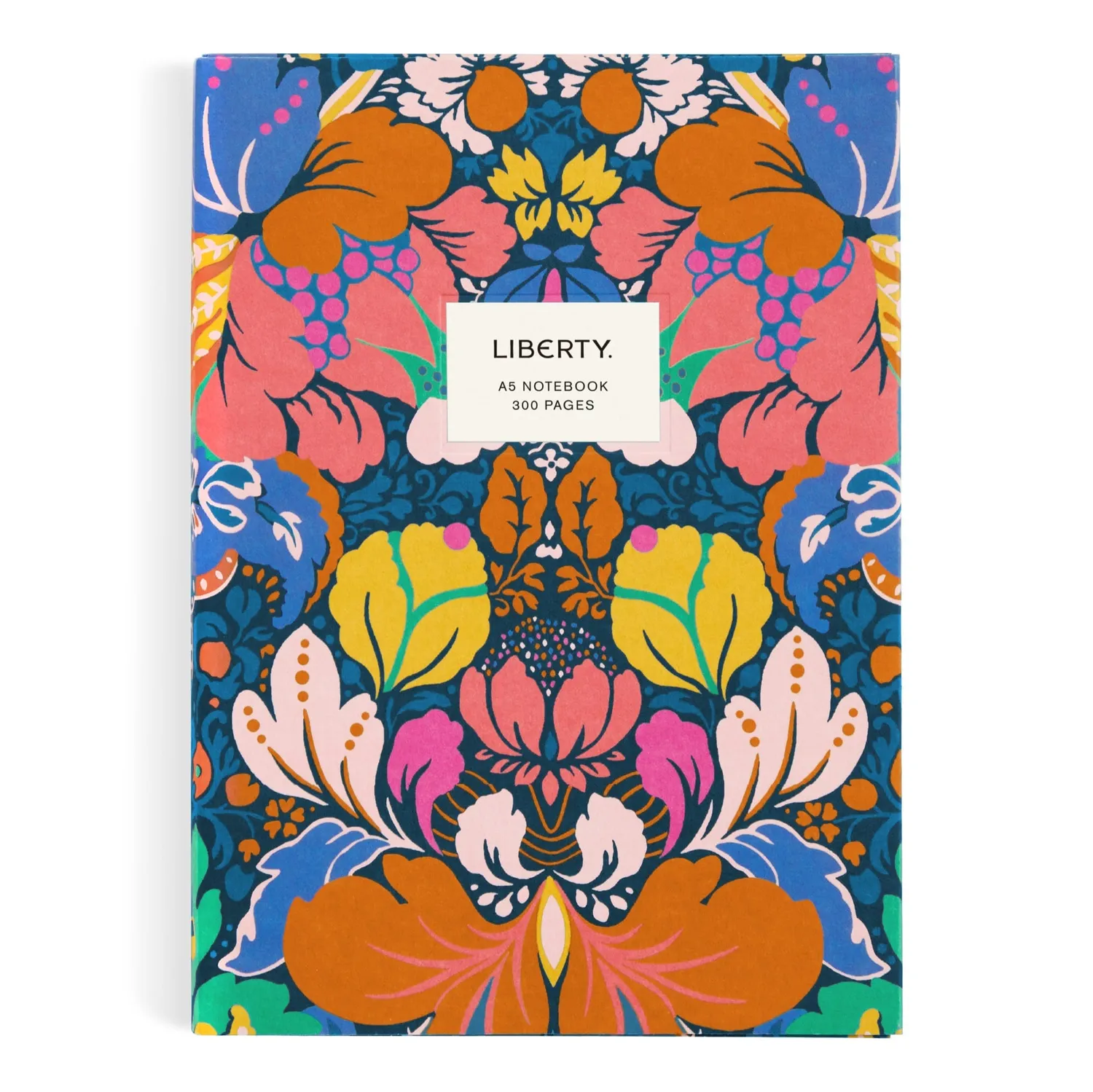 Galison Liberty Glastonbury notesbog A5 linjeret blomst