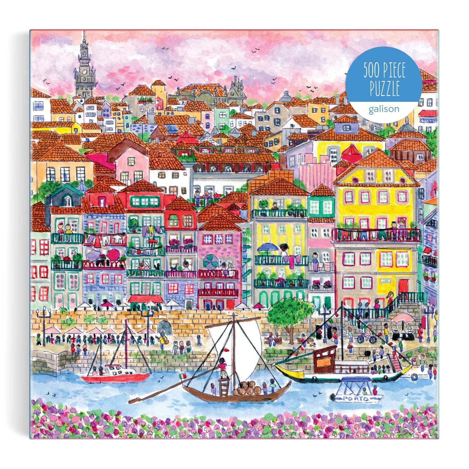 Galison Michael Storrings Colors of Porto puslespil 500 brikker