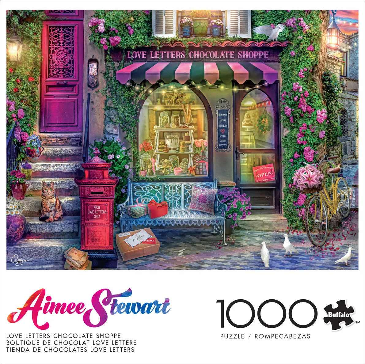 Buffalo Games Aimee Stewart Love Letters puslespil 1000 brikker