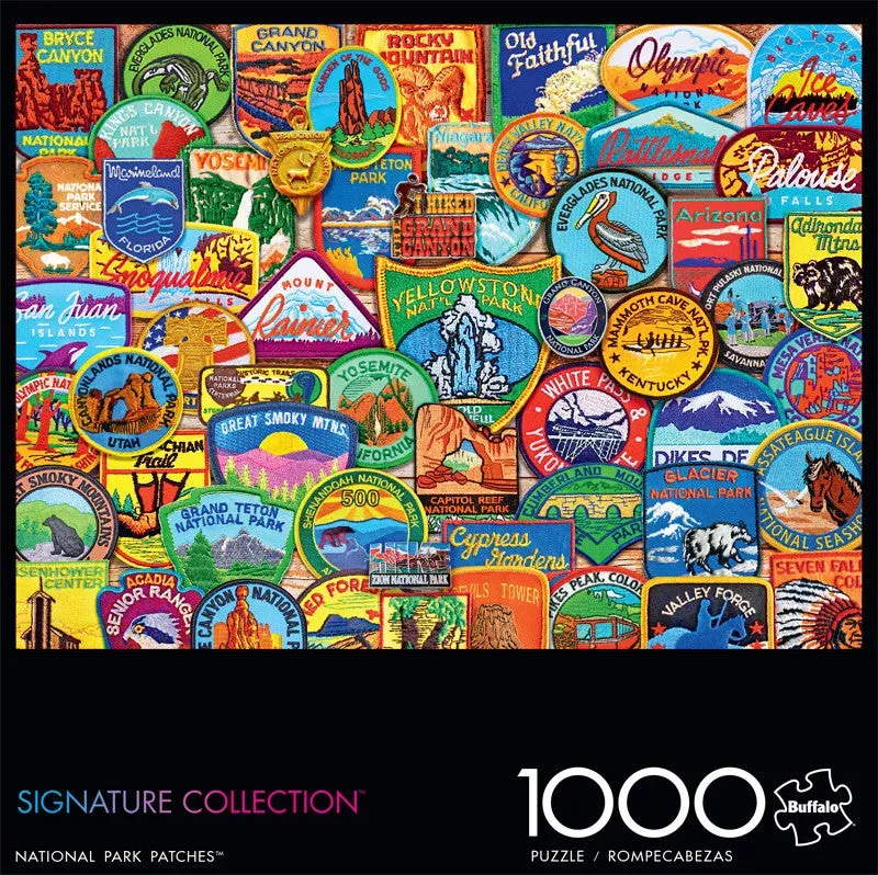 Buffalo Games Signature Collection National Park Patches puslespil