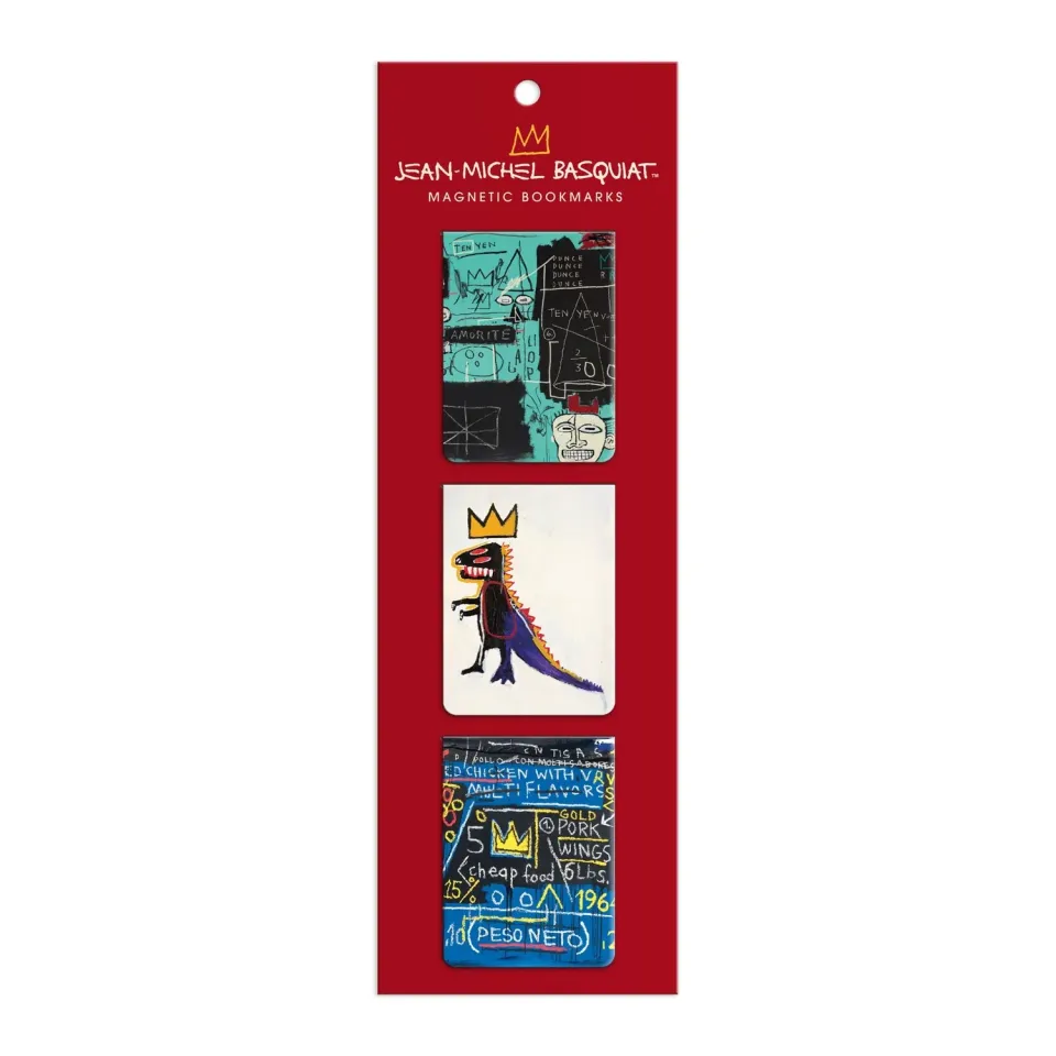 Good Puzzle Co. Basquiat magnetiske bogmærker 3 stk krone
