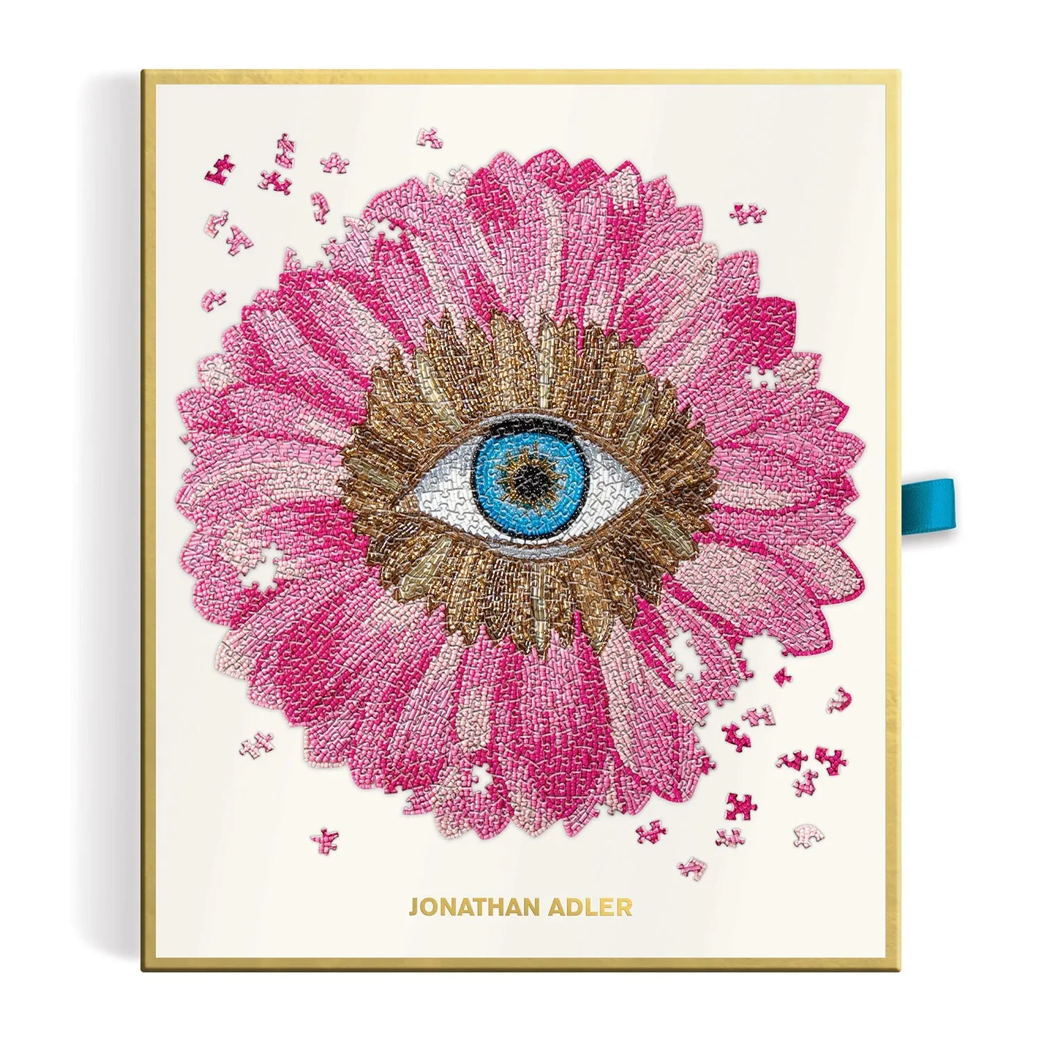 Galison Jonathan Adler Petals puslespil 750 brikker formet