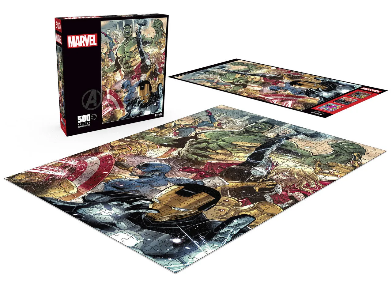 Buffalo Games Avengers World 14 puslespil 500 brikker marvel helte