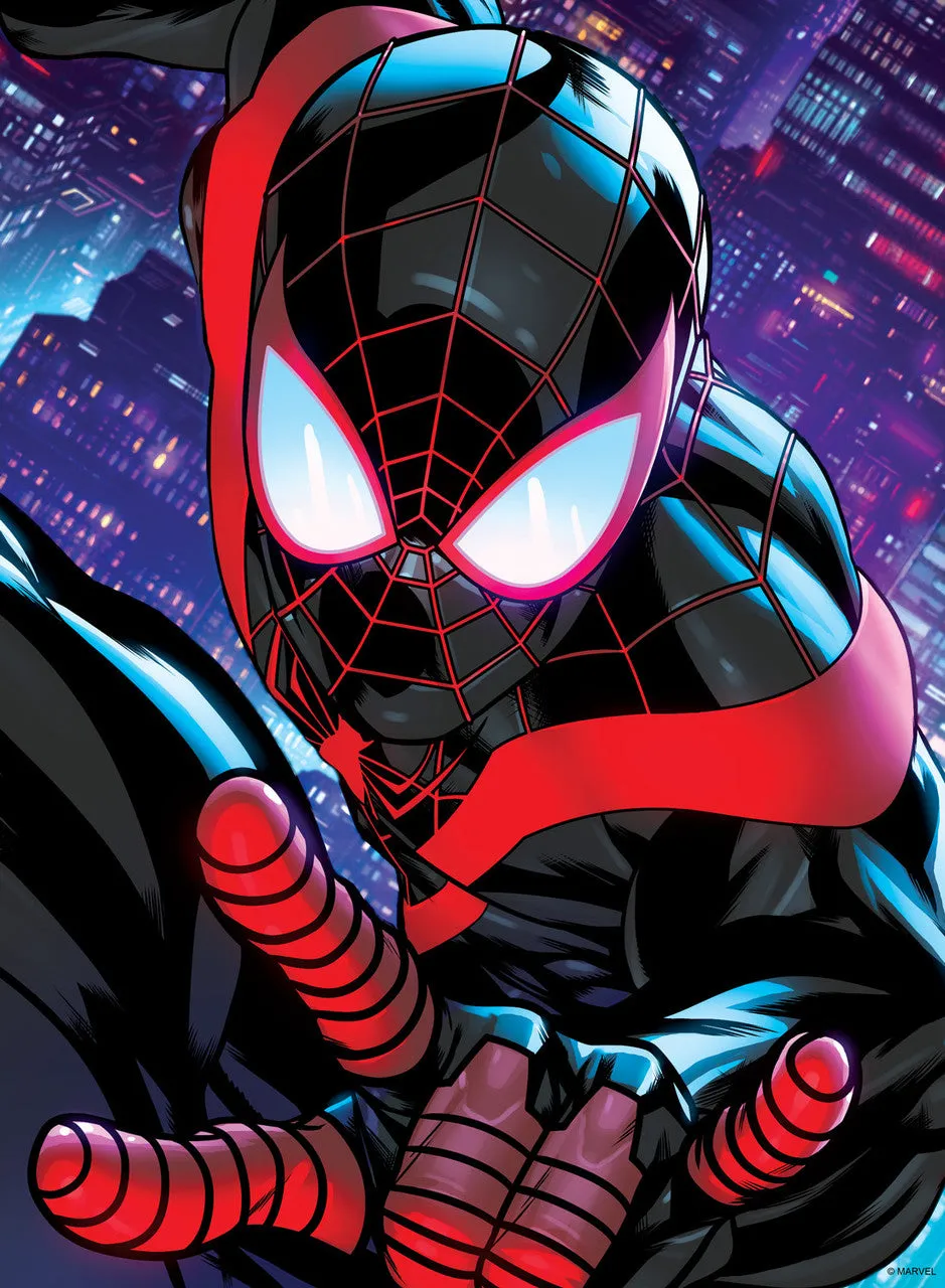 Buffalo Games Marvel Spider-Verse puslespil 4-pak 300+500 brikker