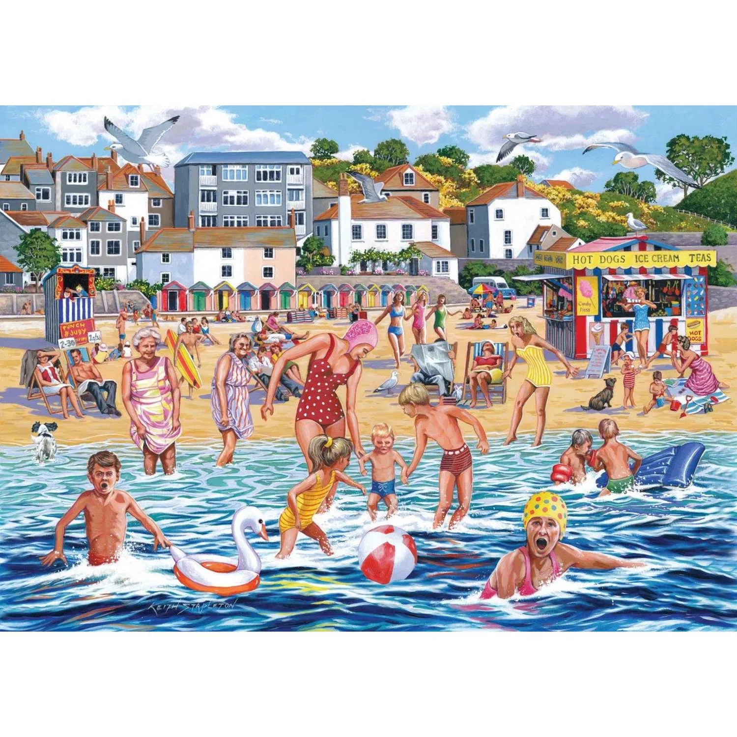 House of Puzzles Chilly Dip No.21 1000 puslespil strand
