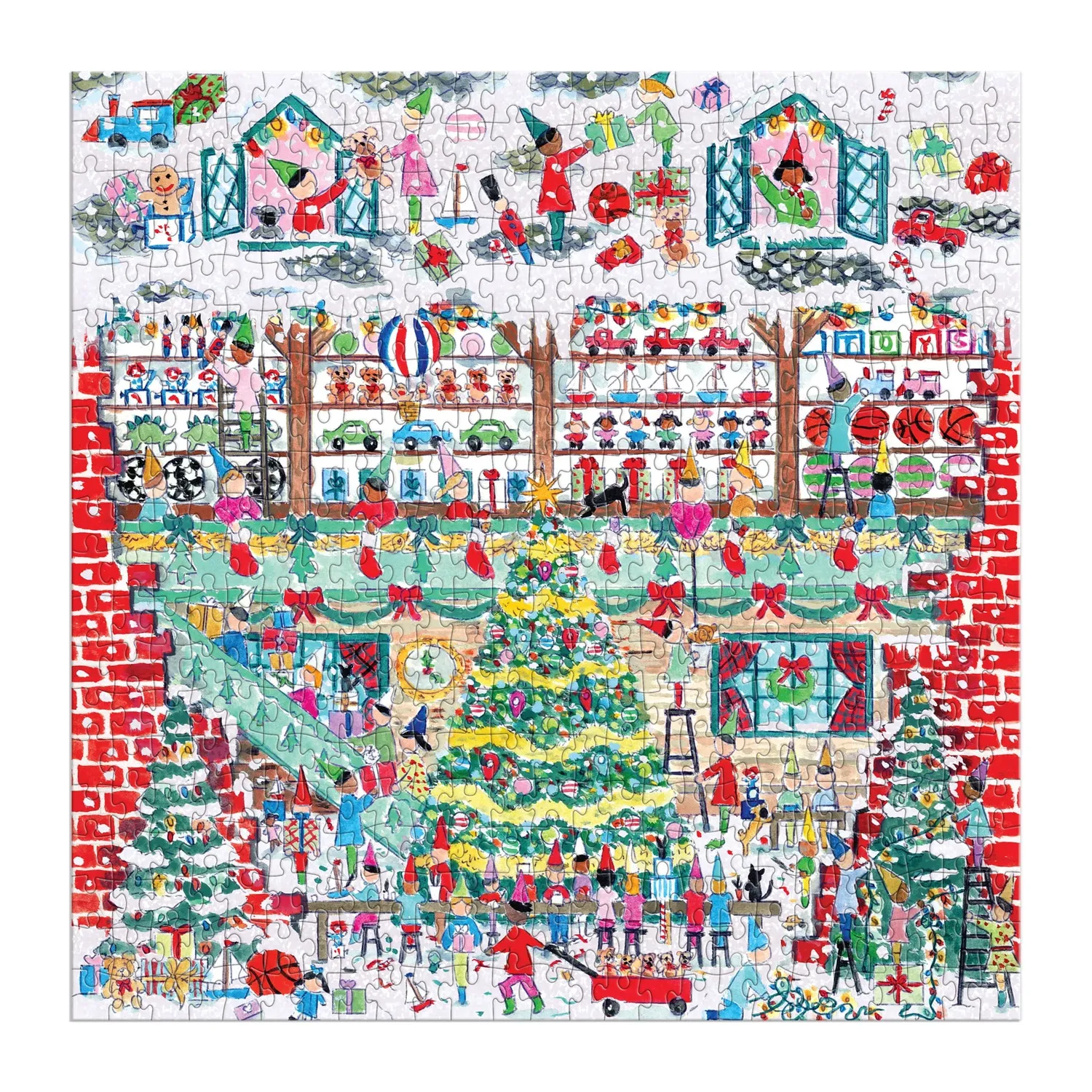 Good Puzzle Co. Storrings Toy Workshop puslespil 500 brikker folie