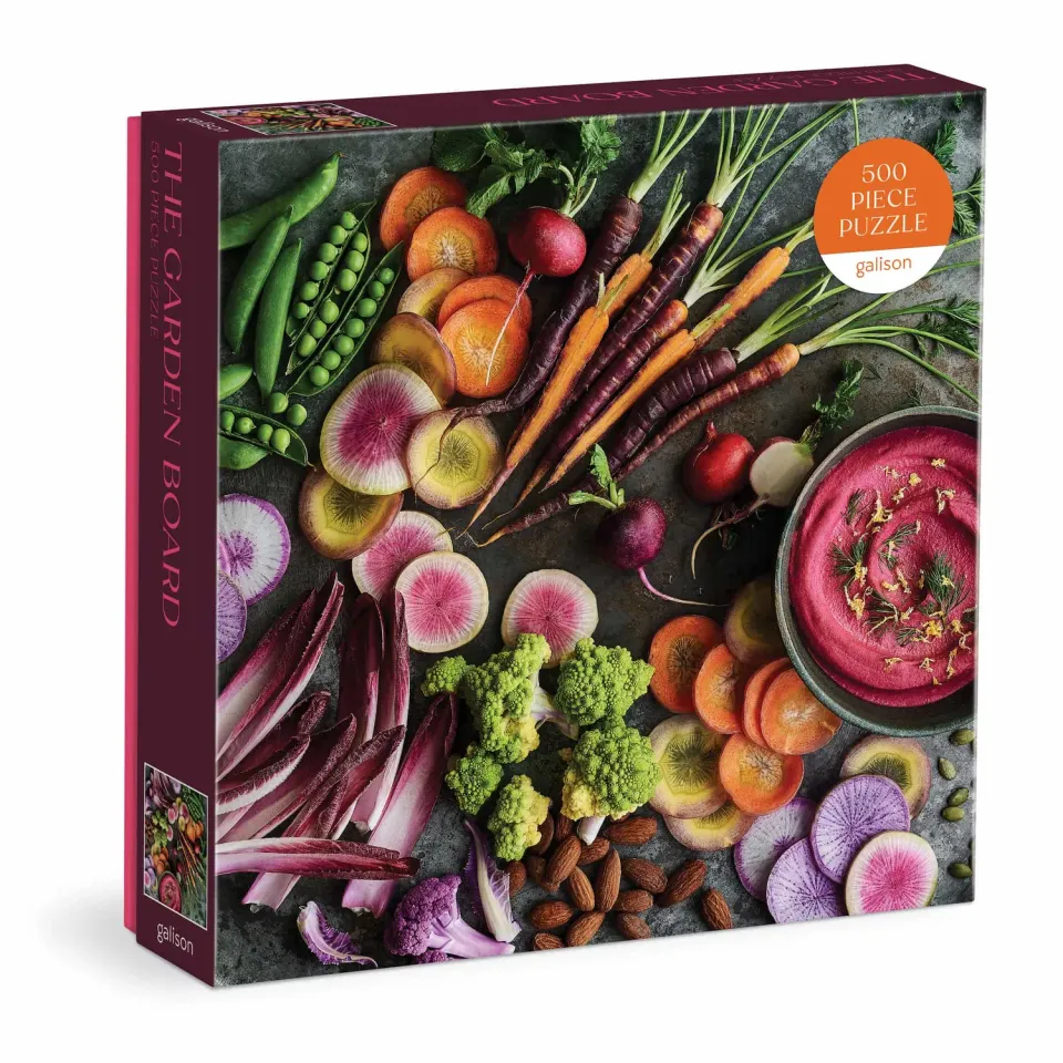 Galison The Garden Board puslespil 500 brikker grønt
