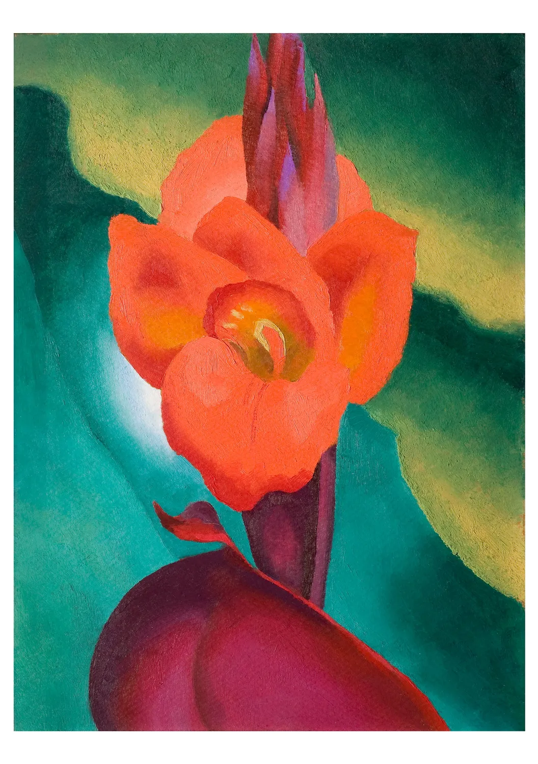 Pomegranate O’Keeffe kortmappe – blomster 10 kort