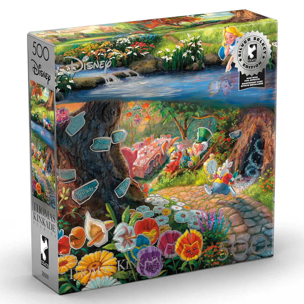 Buffalo Games Silver Select Alice in Wonderland puslespil 500