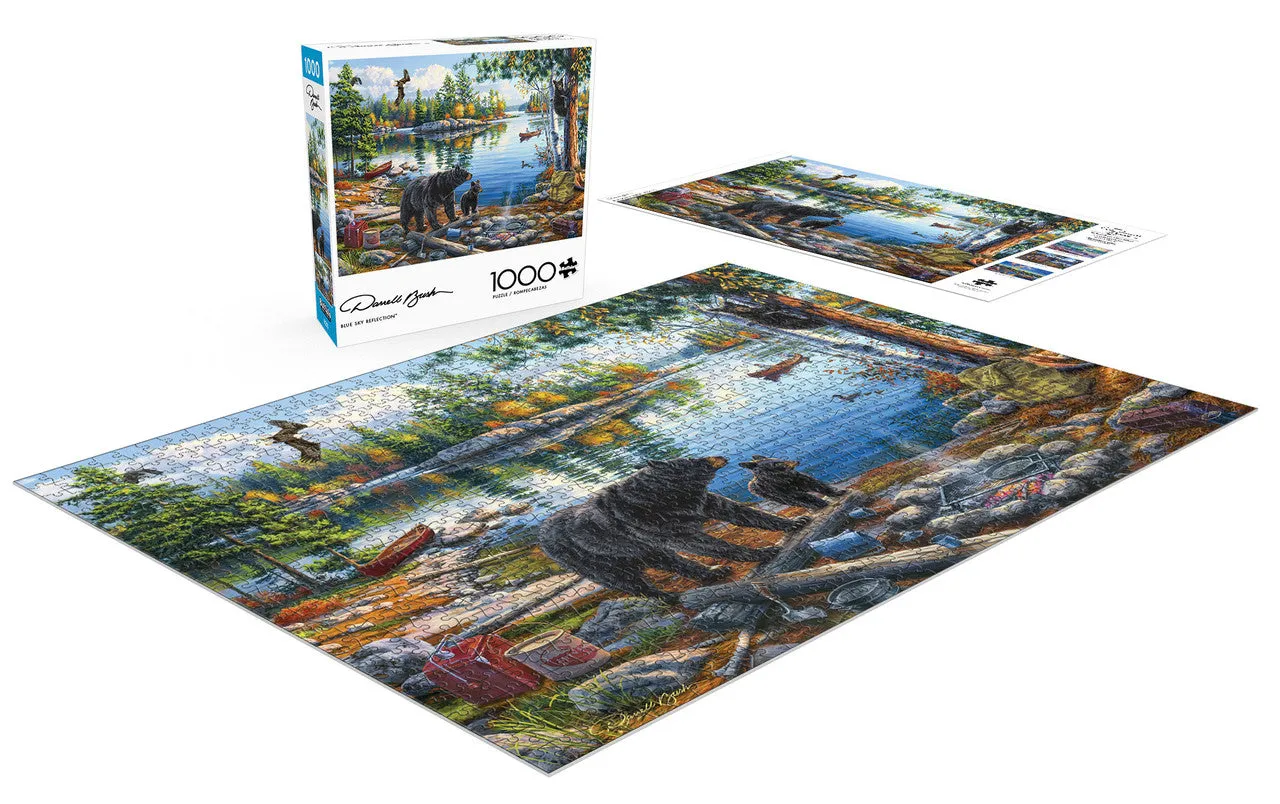 Buffalo Games Darrell Bush Blue Sky Reflection puslespil 1000 brikker