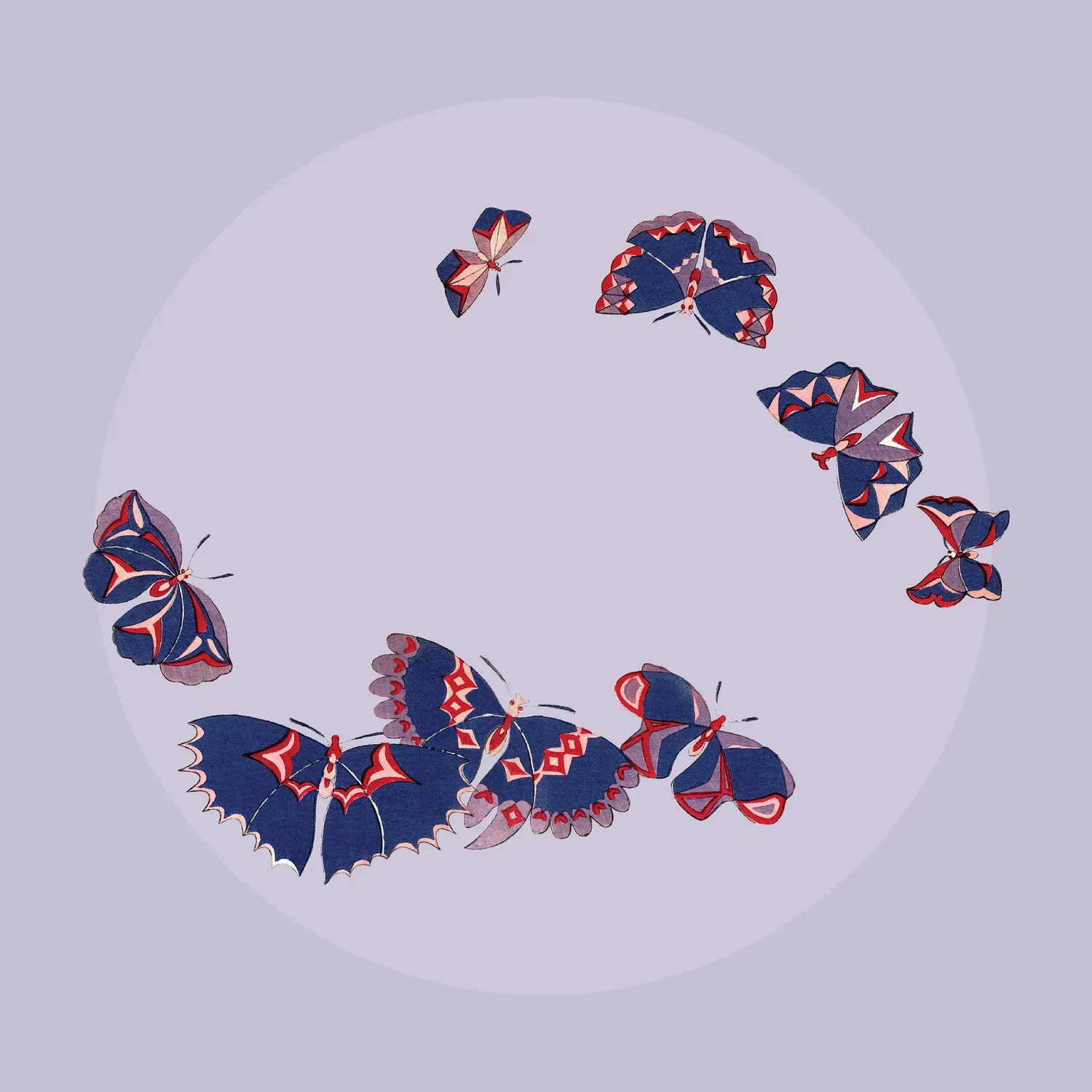 Pomegranate Butterflies vægkalender 2027 sommerfugle