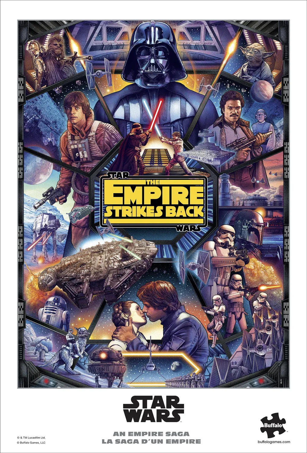 Buffalo Games Silver Select Star Wars puslespil 1000 brikker plakat