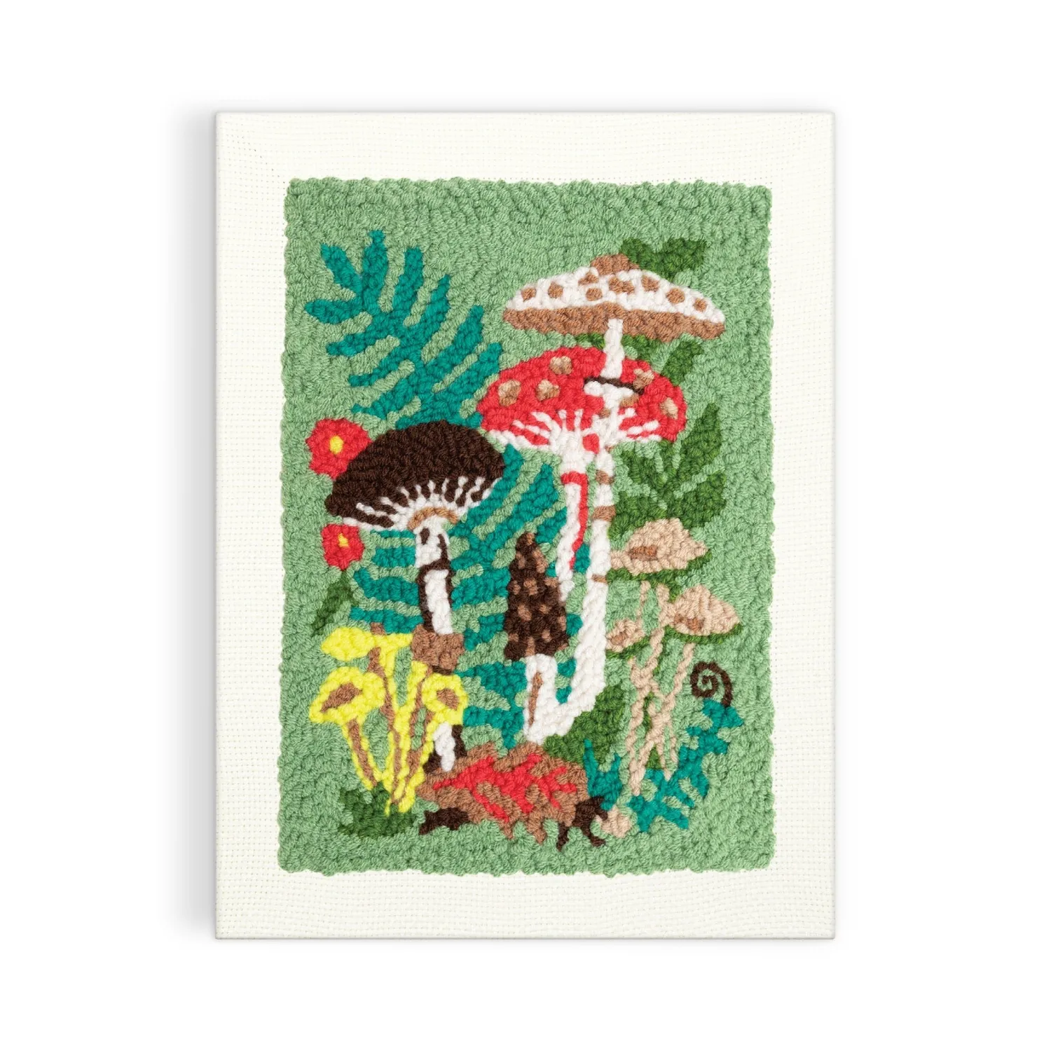 Good Puzzle Co. Anja Riebensahm Woodland Mushrooms punch needle sæt