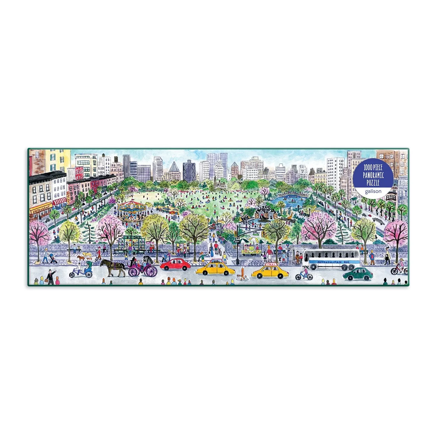Galison Michael Storrings Cityscape panoramapuslespil 1000 brikker