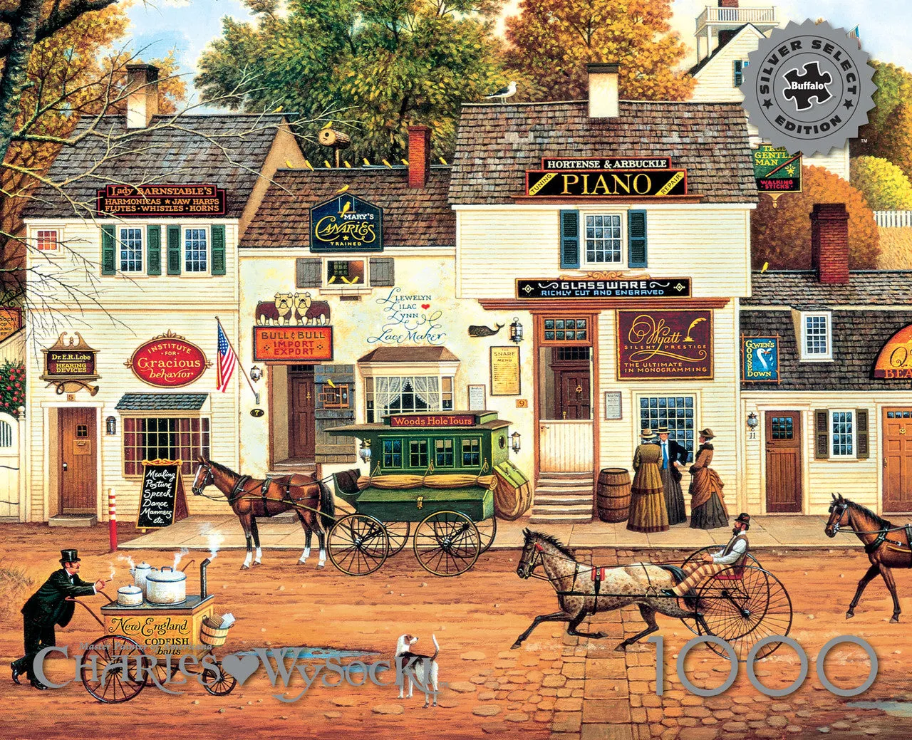 Buffalo Games Silver Select Olde Cape Cod puslespil 1000 gave