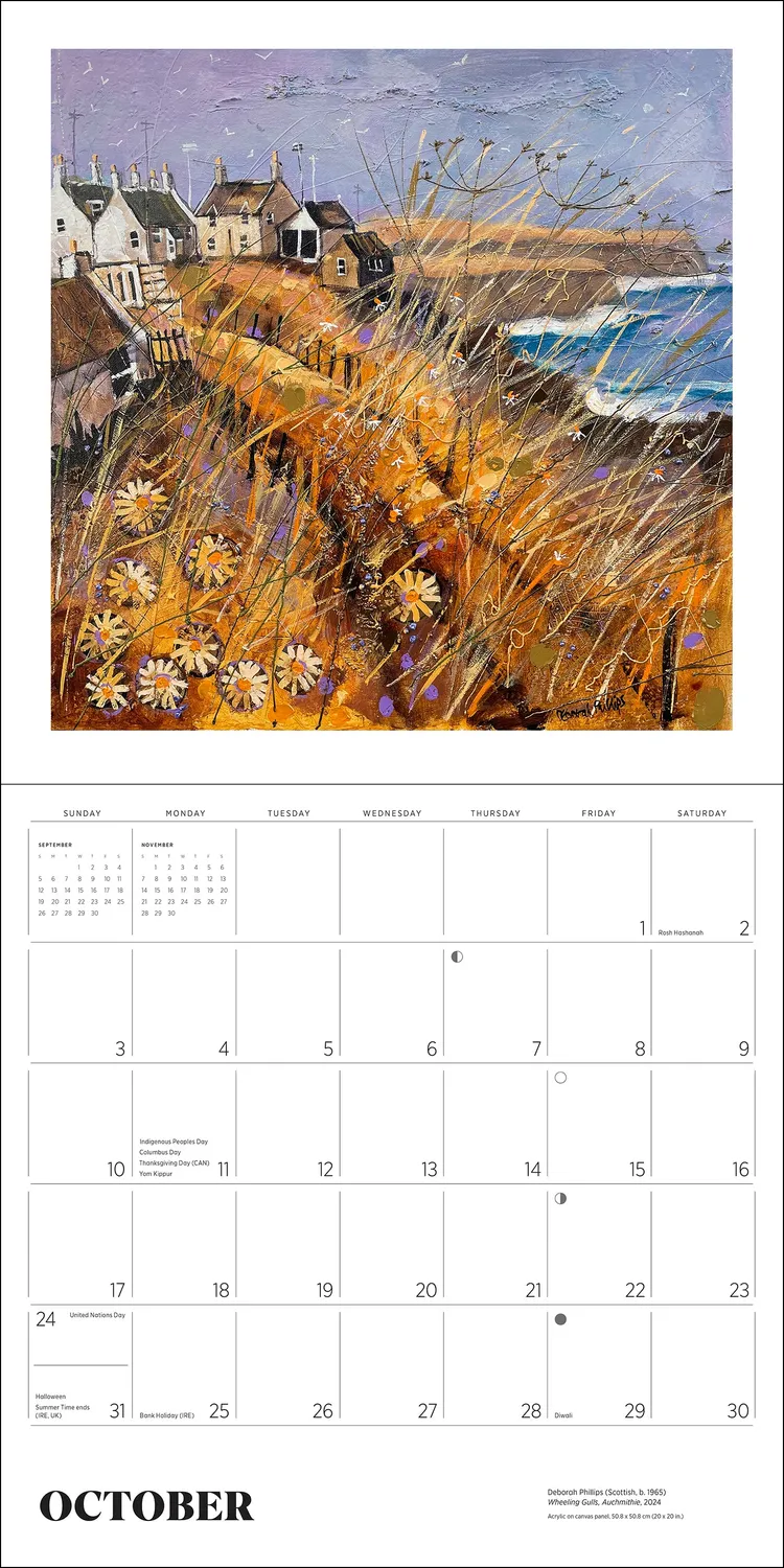Pomegranate Deborah Phillips Scotland 2027 vægkalender