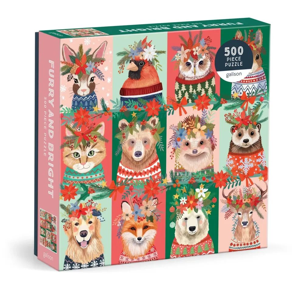 Good Puzzle Co. Furry And Bright puslespil 500 brikker jul