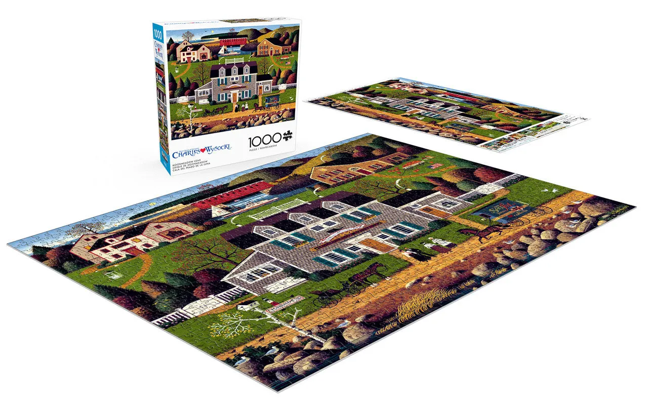 Buffalo Games Wysocki Moonmeadow Cove puslespil 1000 brikker