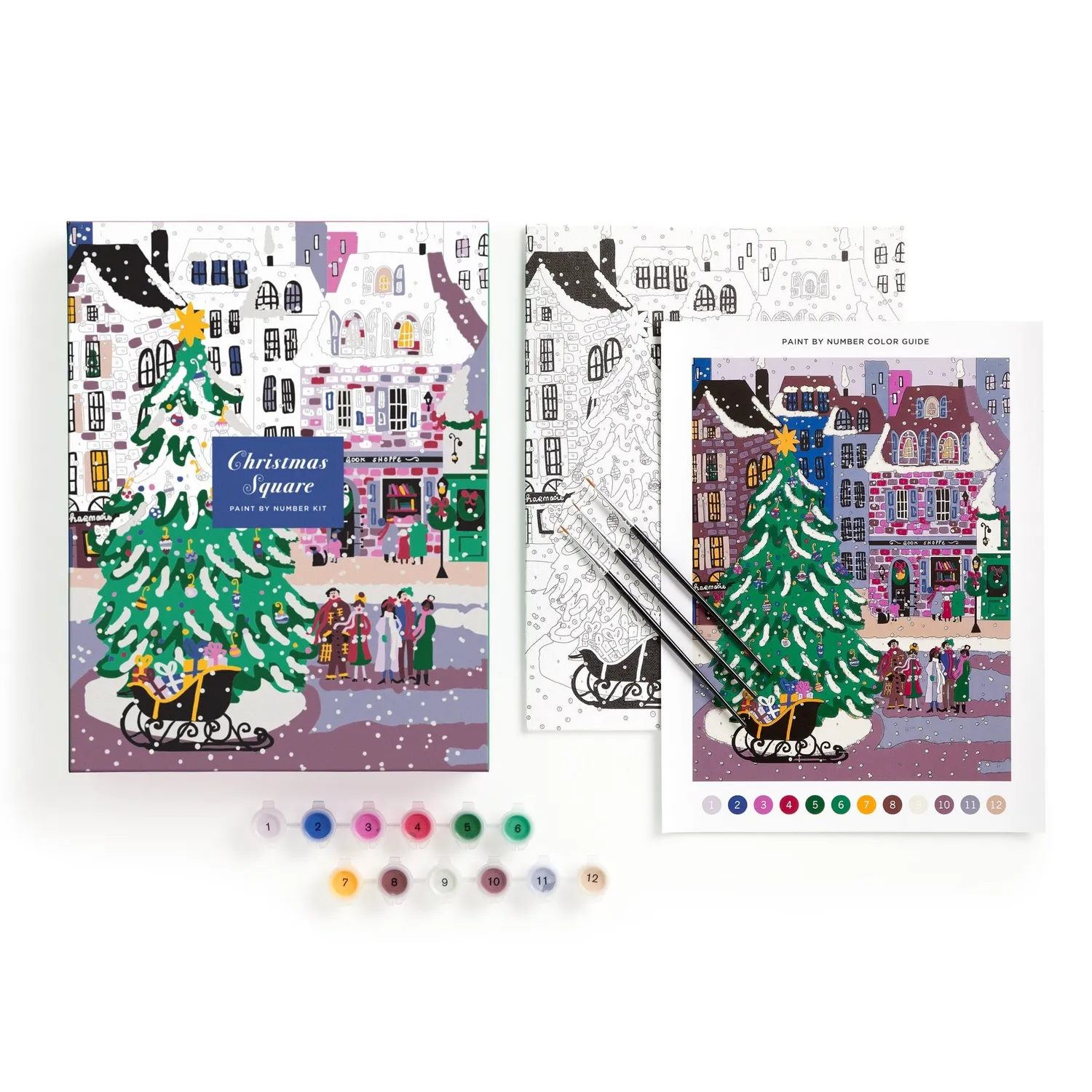 Good Puzzle Co. Joy Laforme Christmas mal-sæt 23x30 cm jul