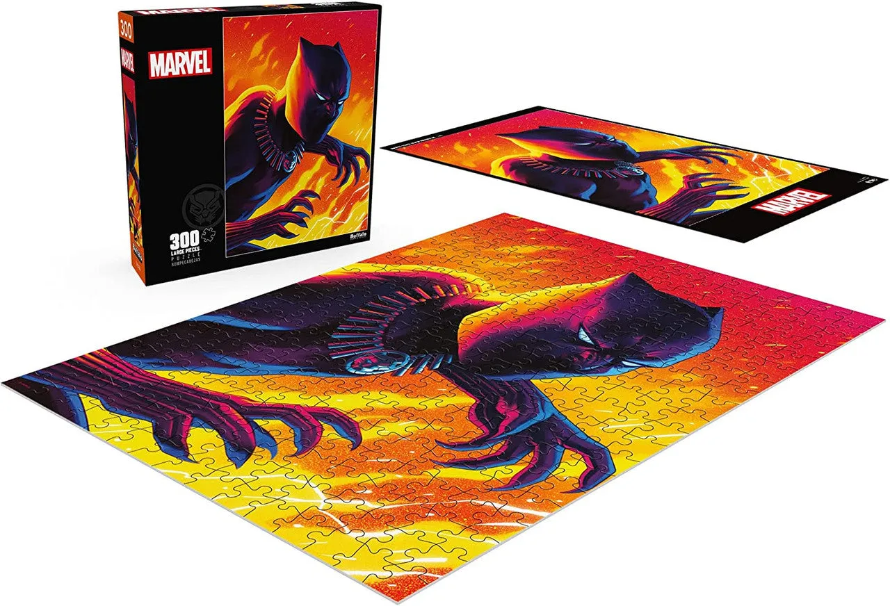 Buffalo Games Marvel Tales Black Panther #1 puslespil 300 brikker store