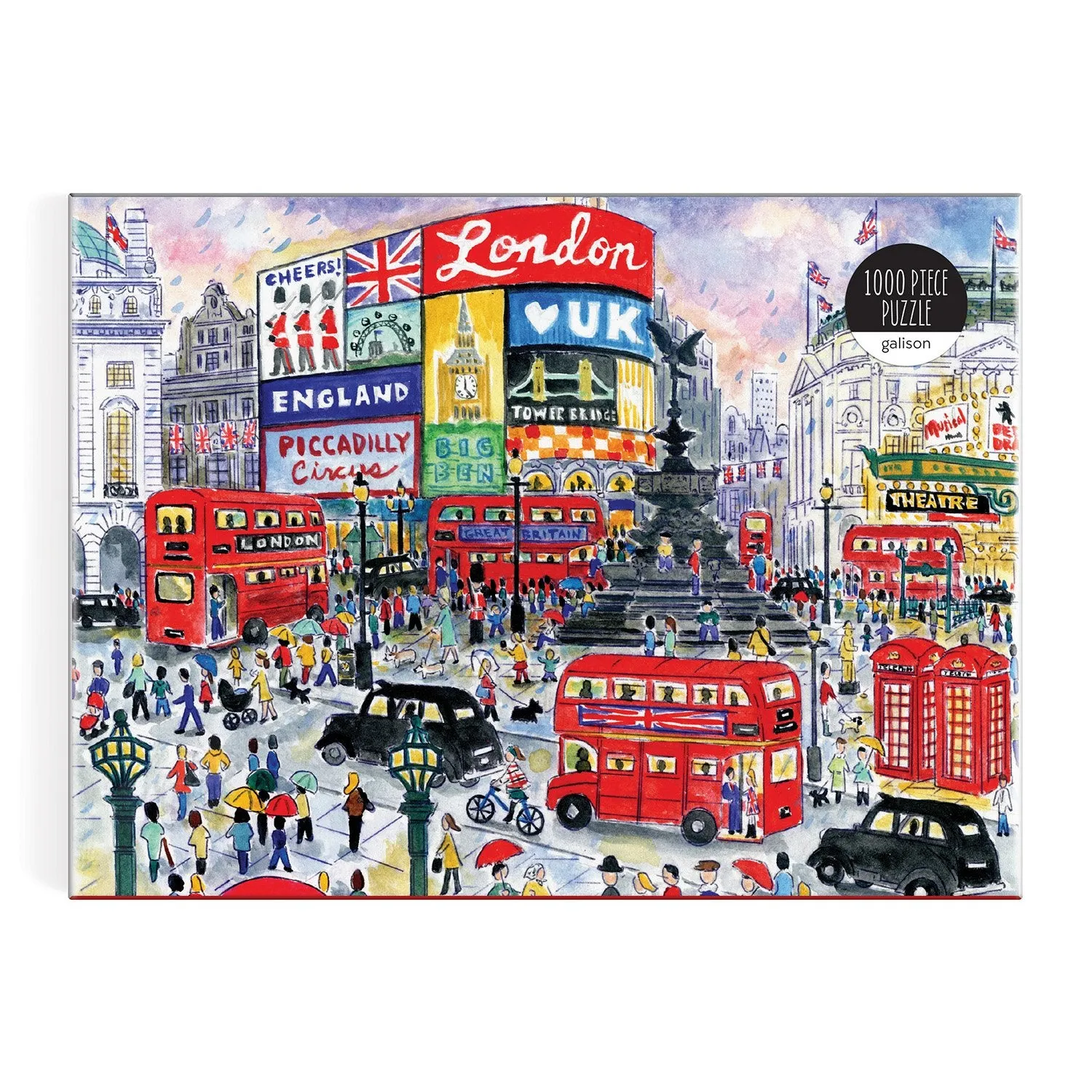 Galison Michael Storrings London puslespil 1000 brikker bymotiv