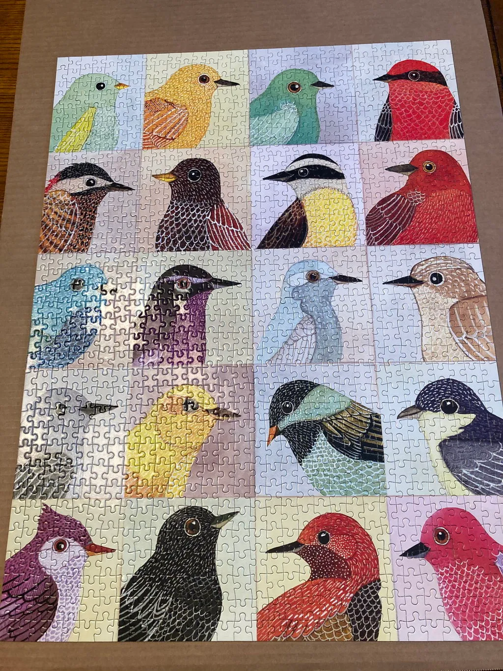Galison Zlatkis Avian Friends puslespil 1000 brikker fugle