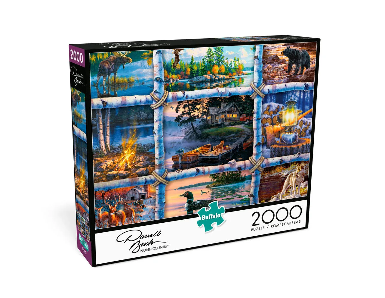 Buffalo Games North Country puslespil 2000 brikker vildmark