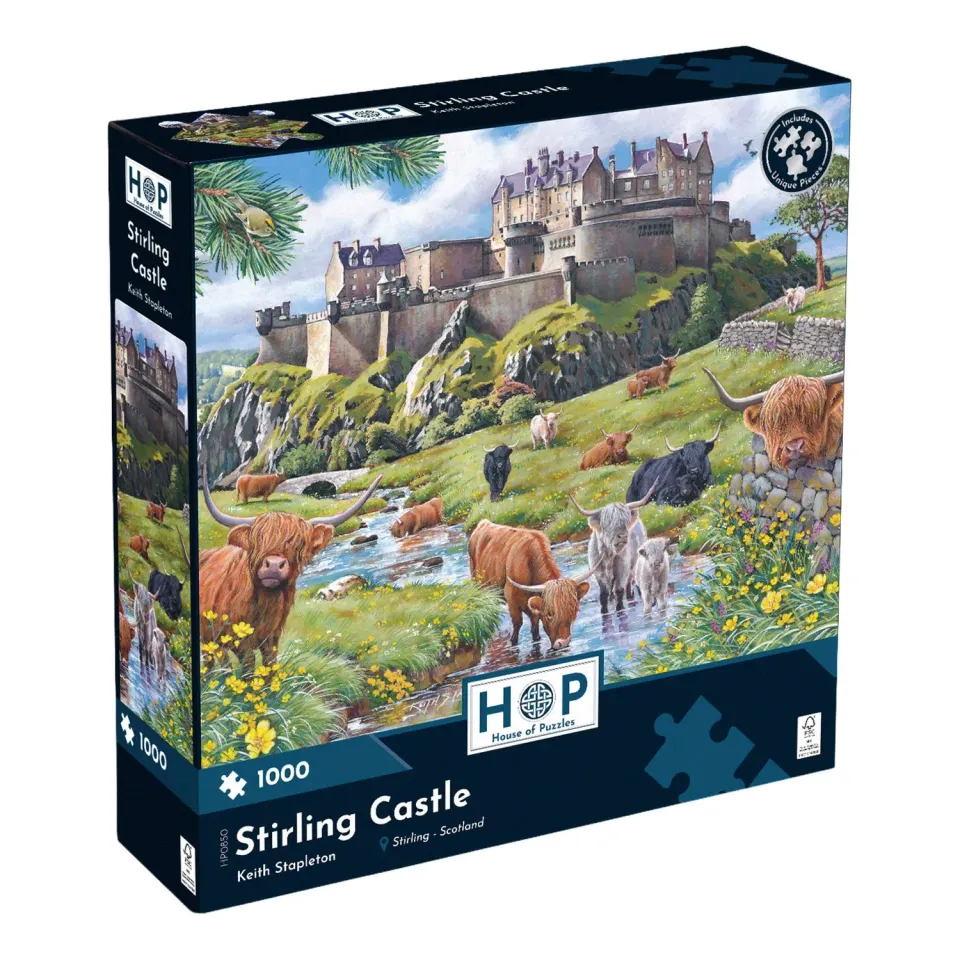 House of Puzzles Stirling Castle 1000 puslespil slot