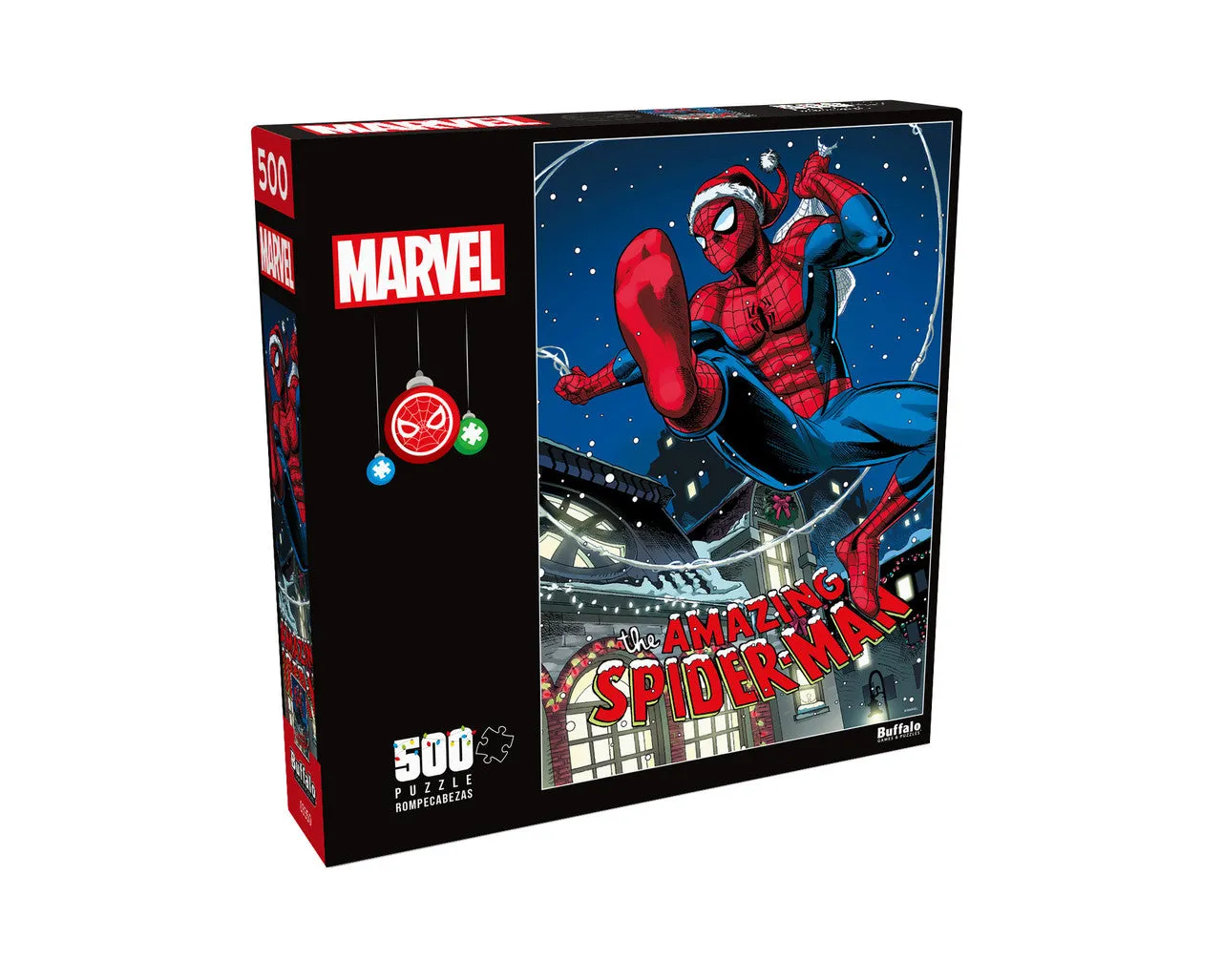 Buffalo Games Marvel Spider-Man Holidays puslespil 500 brikker jul